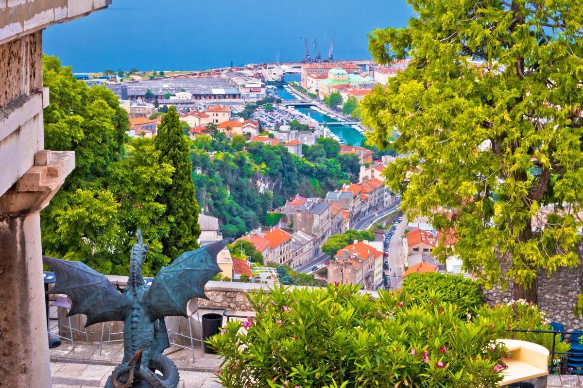 View of Rijeka from the Trsat Castle